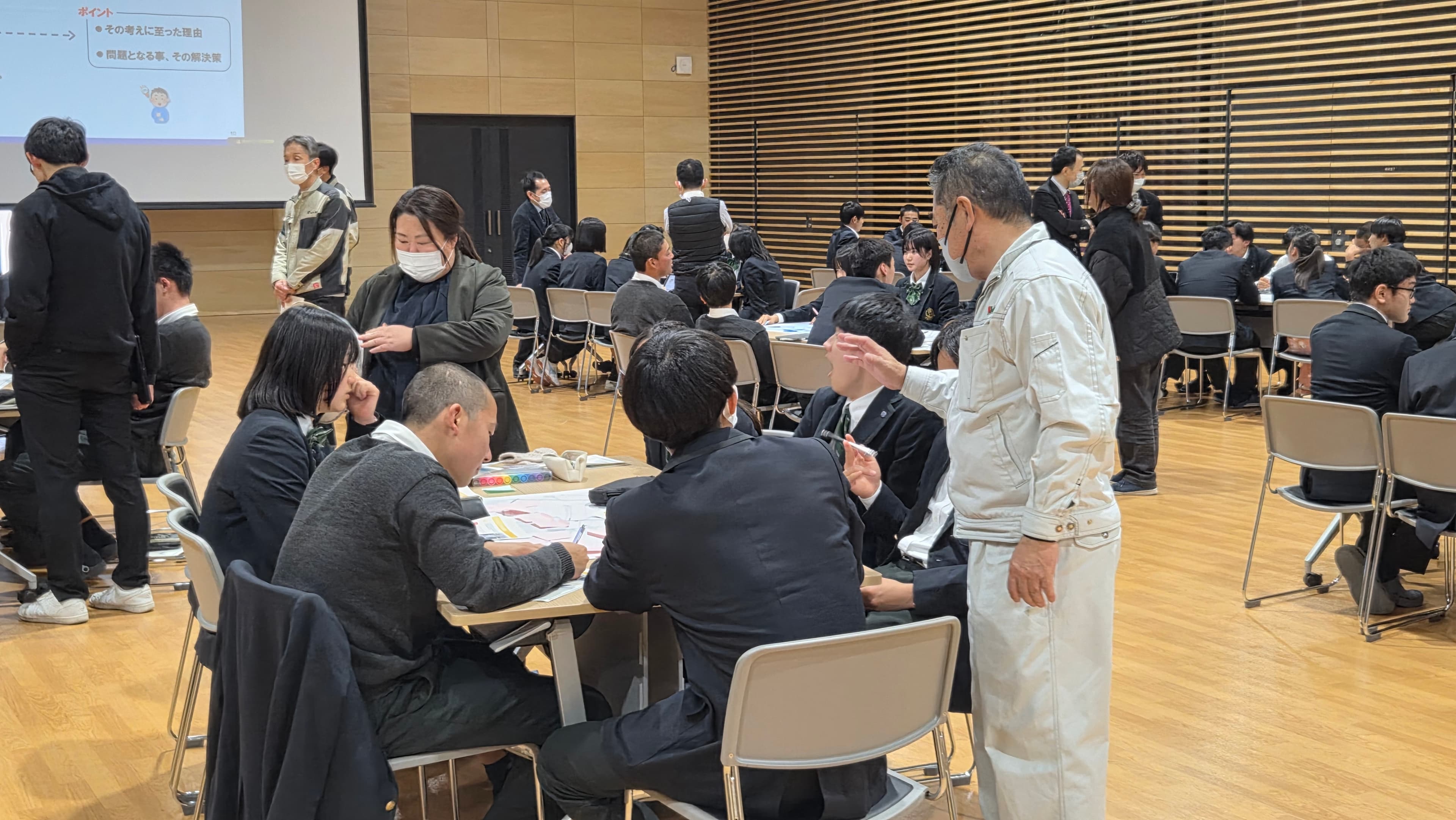 高校出前授業の様子4