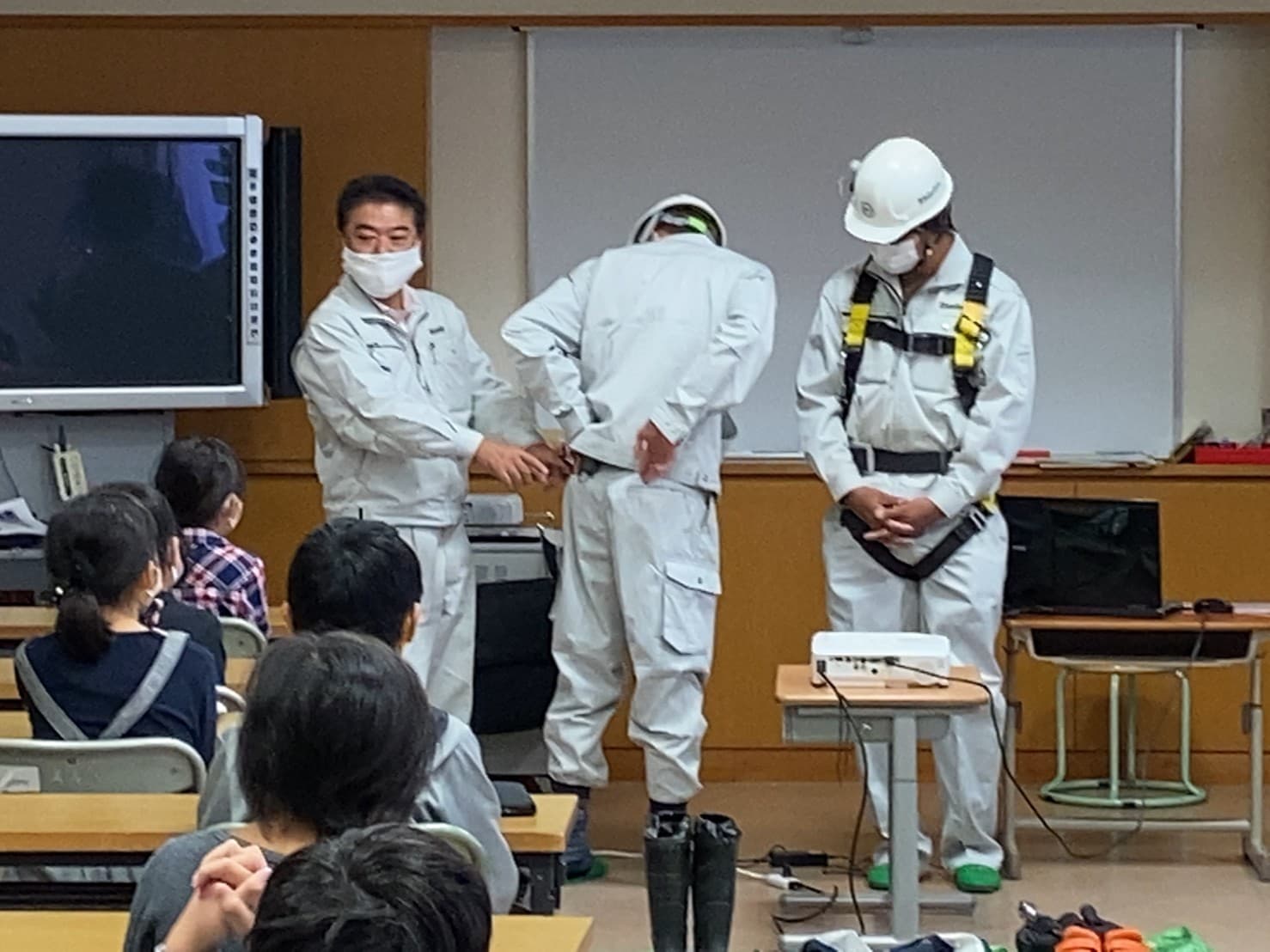 安全装備の紹介・体験